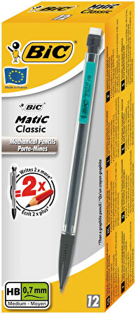 BIC VERSATİL KALEM BICMATIC KLASİK 07 12Lİ 820959-1 ADET