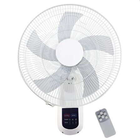 Dlc Group Duvar Vantilatörü Kumandalı Beyaz 50 Watt FW-40-019RWH