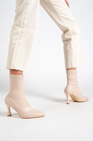 Ten Kadın Topuklu Streç Bot