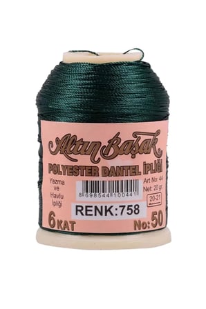 3 Adet Altınbaşak Oya ve Dantel İpi 20 gr - Royaleks - No: 470 - 940 - 758