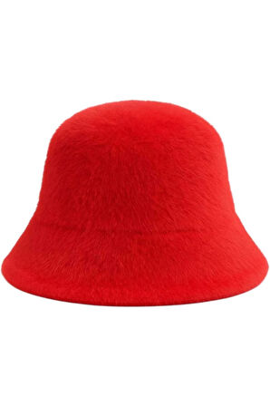 Tezzgelsin Kadın Soft Peluş Ayarlanabilir İpli Bucket Kova Şapka 2’li Set
