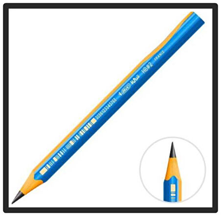 Bic Kids Jumbo Kurşun Kalem Üçgen Mavi Alıştırma Kalemi - 6 adet