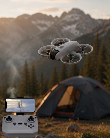 Kameralı Drone Headless Mod Ve Engel Algılama Özellikli