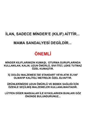 Holmer Leke Tutmaz Organik Mama Sandalyesi Minderi & Kılıfı Max-M Su Yeşili