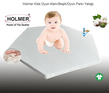 Holmer Kids Organik Altıgen Oyun Alanı Yatağı