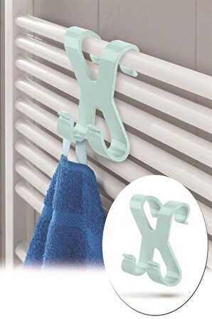 Bst® Mutfak Banyo Dolap Kapağına Takılan Meta Havlu Askılığı Aparatı