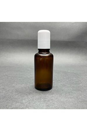 20ml kahverengi cam şişe roll-on şişe, 12 adet, bilye başlıklı şişe, cam şişe, roll-on şişesi, amber şişe