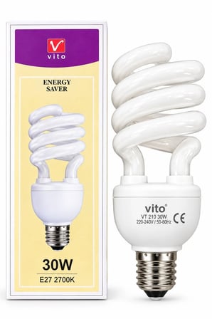 30 Watt E27 2700K Sarı Işık Tasarruflu Ampül