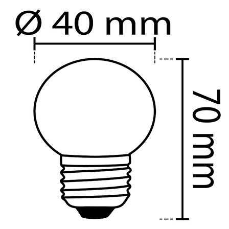 NOAS Gece Lambası Karışık Renk 1W