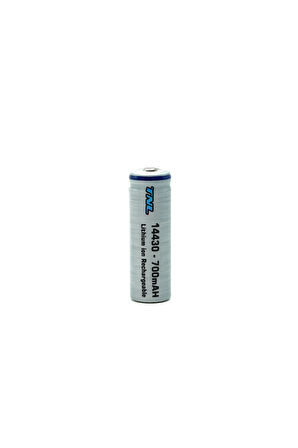 14430 3.7V 700mAh Li-ion Şarj Edilebilir Pil