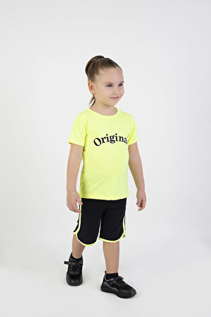 Erkek Çocuk Orijinal Baskılı Basic Kaprili Takım 1-9 Yaş