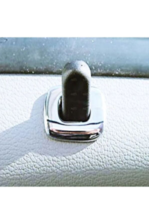 Dacia Sandero Krom iç Kilit Buton Çerçeve 4 Parça 2006-2012 Paslanmaz Çelik Uyumlu