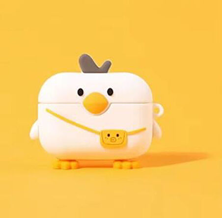 Samsung Galaxy Buds3 - Samsung Galaxy Buds3 Pro İle Uyumlu Kılıf Hayvan Figürlü Silikon Kılıf