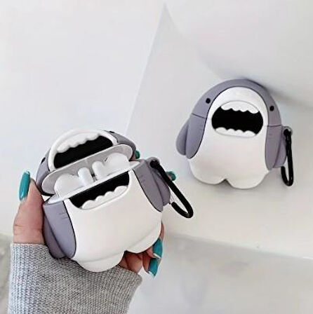 Samsung Galaxy Buds3 - Samsung Galaxy Buds3 Pro İle Uyumlu Kılıf Hayvan Figürlü Silikon Kılıf