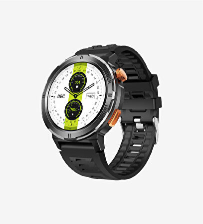 LinkTech S93 Premium Süper Amoled LT Watch Akıllı Saat (Siyah)