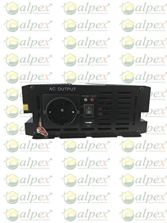 ALPEX 2000 W WATT 24 V VOLT TAM SİNÜS İNVERTER ÇEVİRİCİ