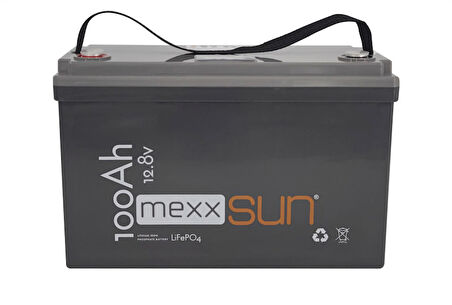 MEXXSUN Lityum Akü 12,8V 100Ah (LiFePo4) 1280Wh