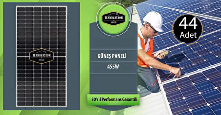 ON GRİD 20 kW kVA  Trifaze Solar Güneş Paneli Paket Sistemi