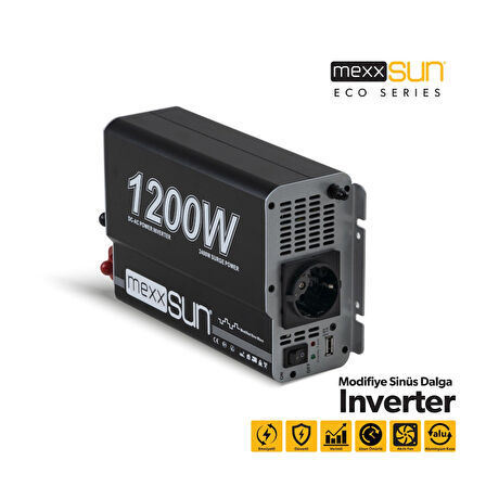 MEXXSUN Modifiye sinüs 12V 1200W inverter