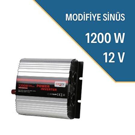 Carspa Lexron 1200 Watt 12V -220V inverter Çevirici