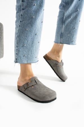 Nicky Unisex Anatomik Önü Kapalı Ayarlanan Tokalı Comfort Eva Taban Rahat Cool Sabo Günlük Ev Terlik