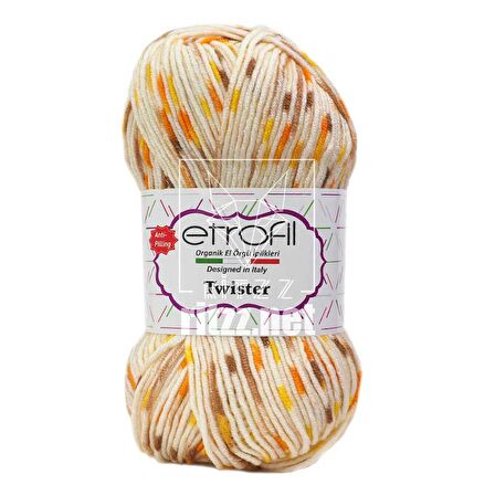 Etrofil Twister SE229 / Ekru Kahve Sarı
