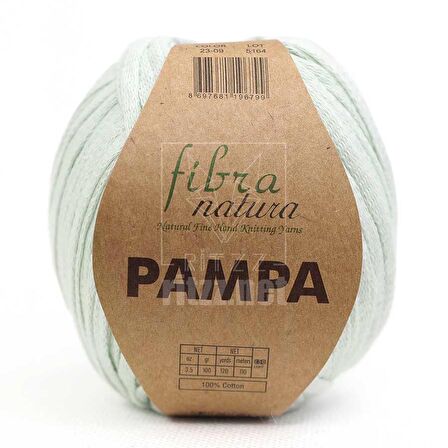 Fibra Natura Pampa Pamuk Ribbon / 23-09 / Su Yeşili