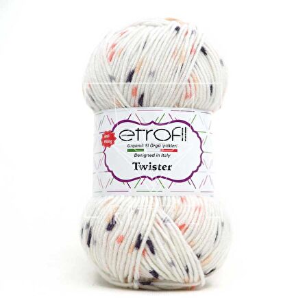 Etrofil Twister / Beyaz Siyah Krem / SE221