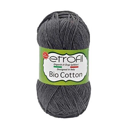 Etrofil Bio Cotton 10103 Koyu Gri Melanj