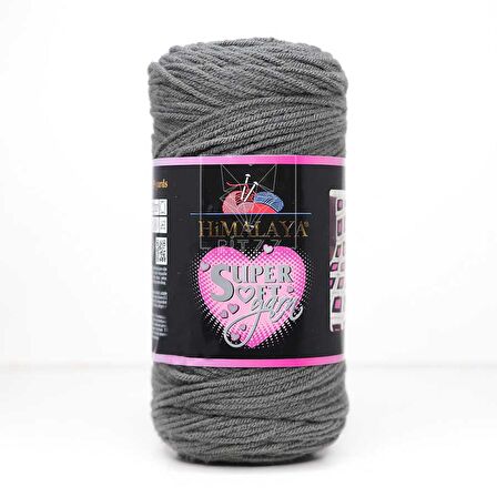 Himalaya Super Soft Yarn 80813 Koyu Gri