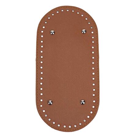 Oval Suni Deri Çanta Tabanı 25x12