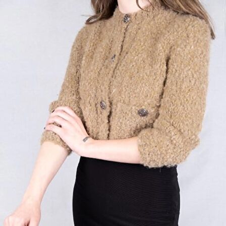 Knit Me Curly Melange KCM57 Kırmızı Melanj