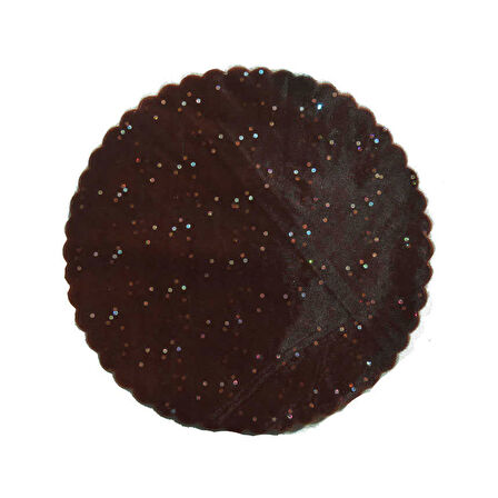 Taşlı Organze Hazır Kesilmiş Tül 22 Cm (100 Adet)  Siyah