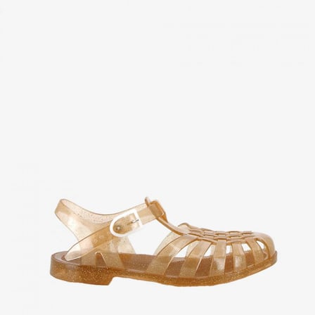 Meduse Sun Crepe Pailette - Kahverengi Çocuk Sandalet