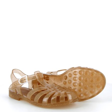 Meduse Sun Crepe Pailette - Kahverengi Çocuk Sandalet