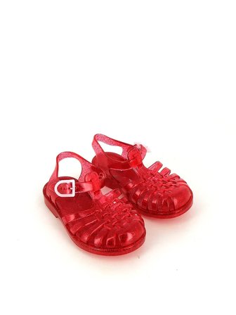 Meduse Sun Cerise Paillete - Kırmızı Kız Çocuk Sandalet