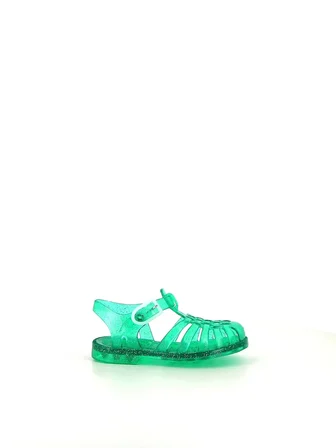 Meduse Sun Vert Paillete - Yeşil Unisex Çocuk Sandalet