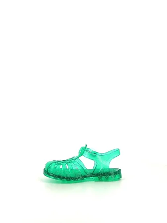 Meduse Sun Vert Paillete - Yeşil Unisex Çocuk Sandalet