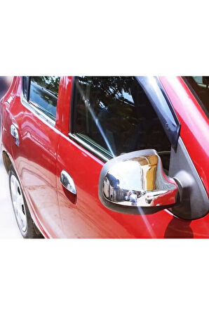 Dacia Logan Mcv Krom Ayna Kapağı 2 Parça 2005-2013 Paslanmaz Çelik