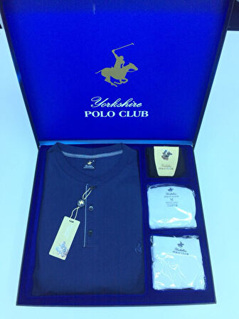 Polo Club Pijama Çamaşır Çorap Damat Set 873