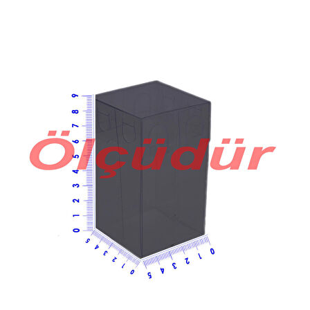 Komple Asetat Kutu 5X5X9 CM (50 Adet)