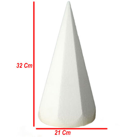 Strafor Büyük Boy Beze Kulesi 32 CM