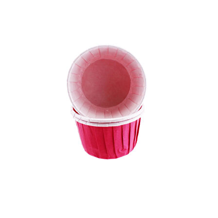 Cupcake Kalıbı Orta Boy Düz Renk  50*39 Mm (50 Adet)  Fuşya