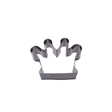 Kek Kurabiye Ve Pasta Kalıbı Metal Şekilli Kral Tacı 8.5X6.5 CM