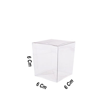 Asetat Kutu 6X6X6 CM (25 Adet)