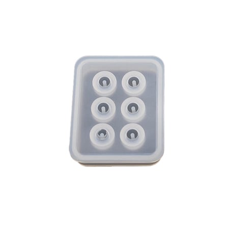 Epoksi Boncuk Şekilli Tesbih Ve Bileklik Silikon Kalıp 16mm 6 Lı