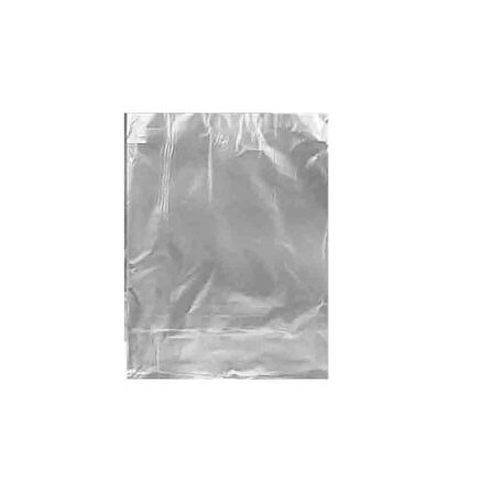 Hediye Paketi İçin Metalize Yapışkanlı Poşet 40X60 CM (100 Adet)  Gümüş