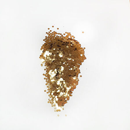 Glitter Sim Epoksi Süsleme Aksesuarı (100 GR)  Bakır