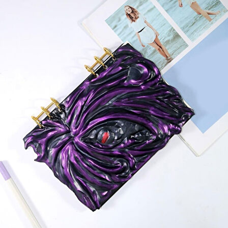 Defter Kapağı Gevşek Yapraklı Bağlayıcı Metal Halkaları - 2 Adet  Gold