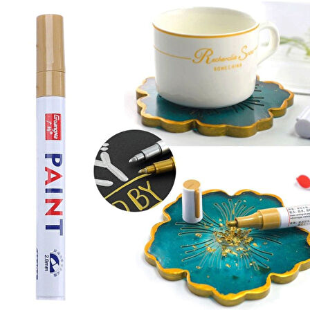 Epoksi Varak Kalem Paint Marker (1 Adet)  Gold